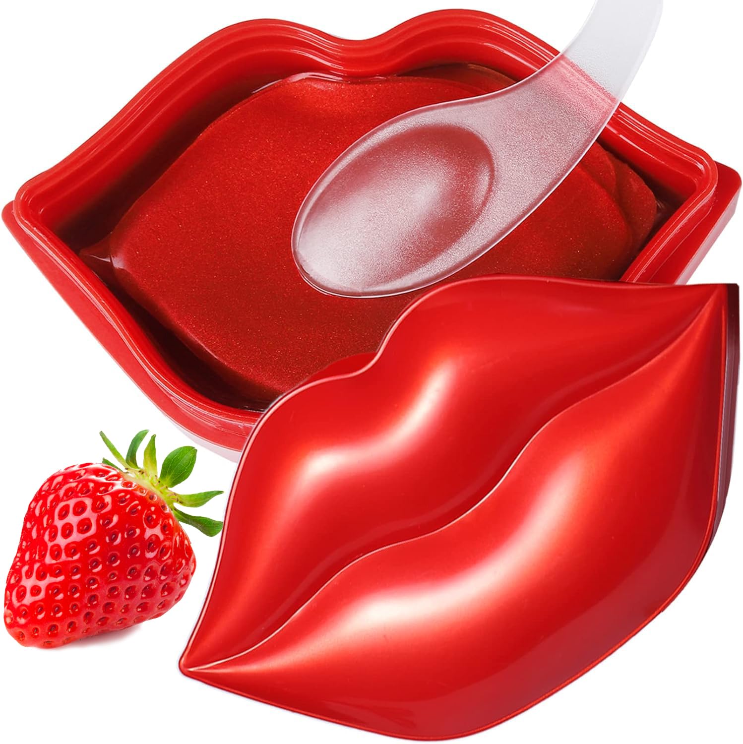 Collagen Lip Mask for Dry Lips, Anti-Wrinkle and Hydrates Lips
| Crystal Lip Pads for Firms and Moisturizes Dry Lips, A